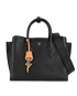 Milla, &pound;295, Handbags, Black, Leather, Front view